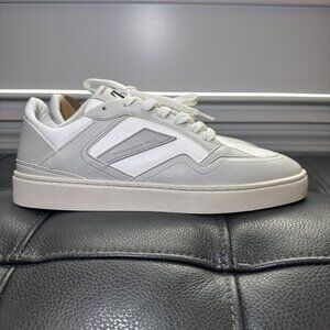 NWOT Thousand Fell Women’s Grey White Laced Court Sneakers Size 6W